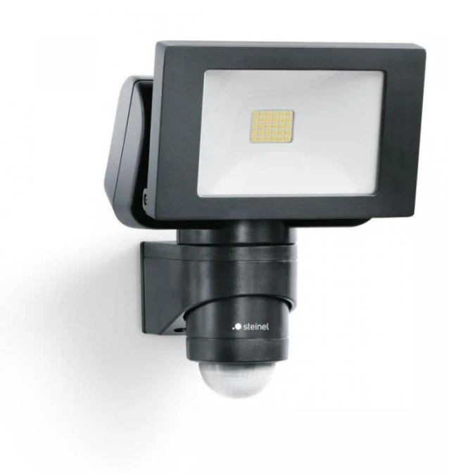 Naświetlacz z czujnikiem Steinel LS 150 S LED PIR 13,7W 4000K 1375lm IP44 IK03 230V czarny / aluminium ST052546 - obrazek 1