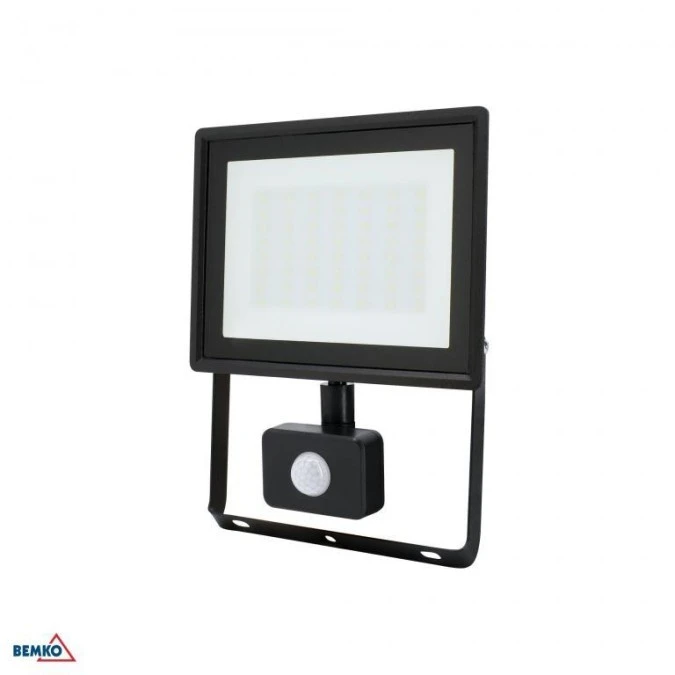 Naświetlacz LED SMD KASTEL2 50W 6500K 4320lm IP65 czarny CZ. PIR C64‑S‑LFK2‑050BL‑6K - obrazek 1