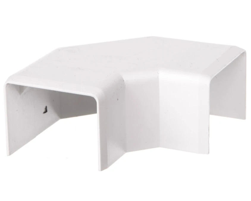 Naroże płaskie 25.2×20.2mm 90 kremowo‑biały LHD 25×20 8913