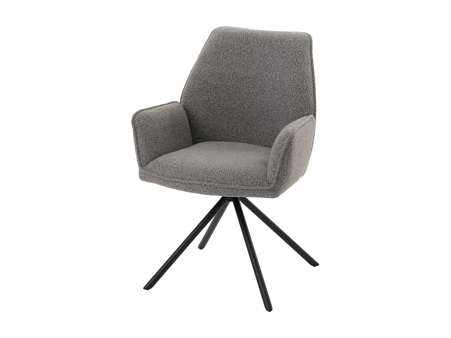Krzesło do jadalni MCW-G67 Bouclé, jasnoszary 3581050 - obrazek 1