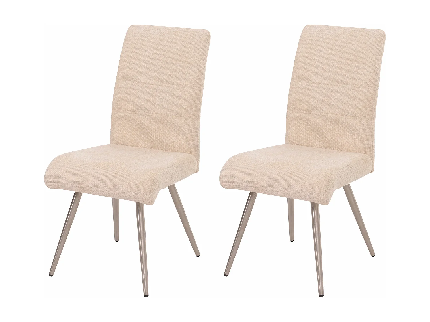 Krzesło do jadalni MCW-G55 (zestaw 2 sztuk), kremowy 3583097
