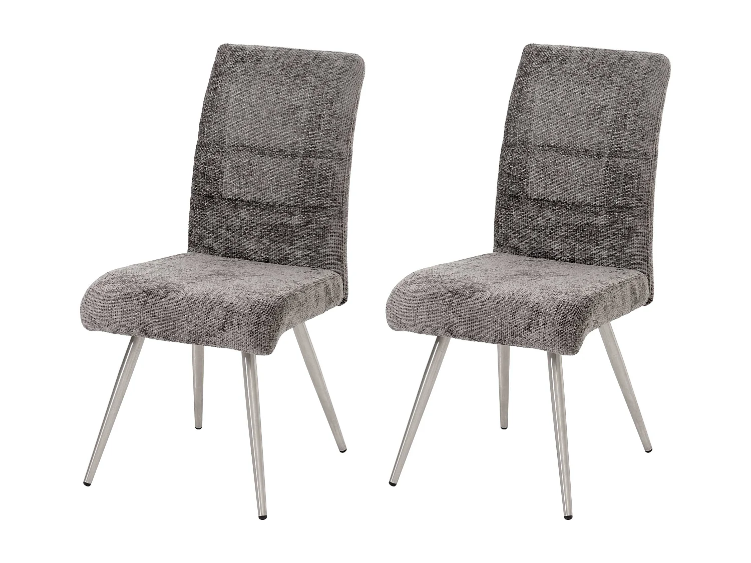 Krzesło do jadalni MCW-G55 (zestaw 2 sztuk), ciemnoszary 3583100 - obrazek 1