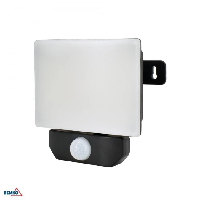 Naświetlacz LED LFX 20W 4000K 1800lm IP65 czarny CZ. PIR C65‑LFX‑020BL‑4K‑PIR - obrazek 1