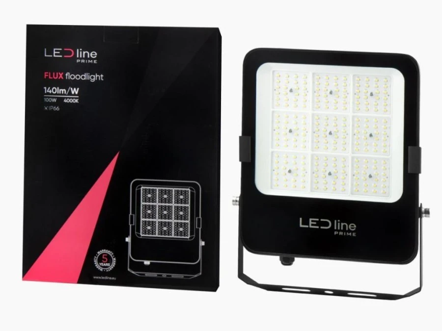 Naświetlacz projektor LED na boisko orlik Floodlight 100W 4000K 140lm/W 14000lm 120st. 5 lat gwar. - obrazek 2
