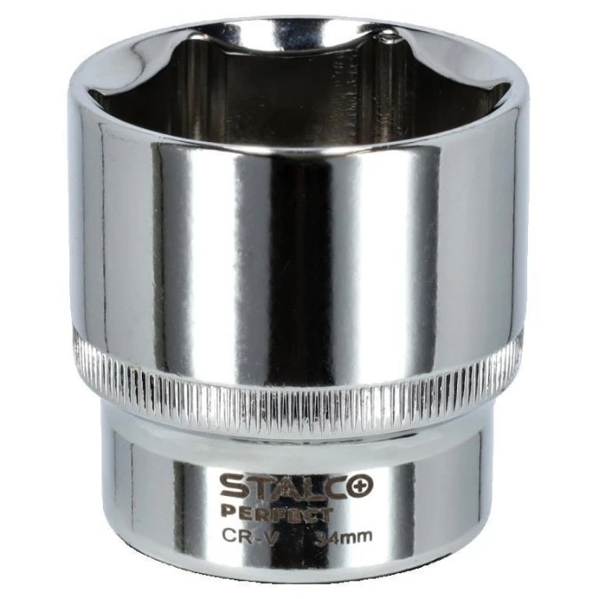 Nasadka sześciokątna 1/2” 34mm CrV STALCO PERFECT S‑85974 - obrazek 1