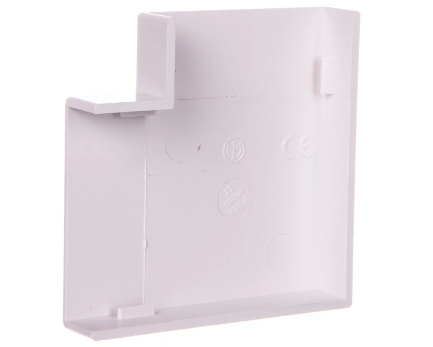 Narożnik do kanałów kablowych płaskiAP 40x10 biały /2szt/ ECAP4010B - obrazek 2