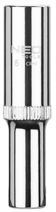 Nasadka sześciokątna długa 1/4, 6 mm, superlock /5szt./ - obrazek 1
