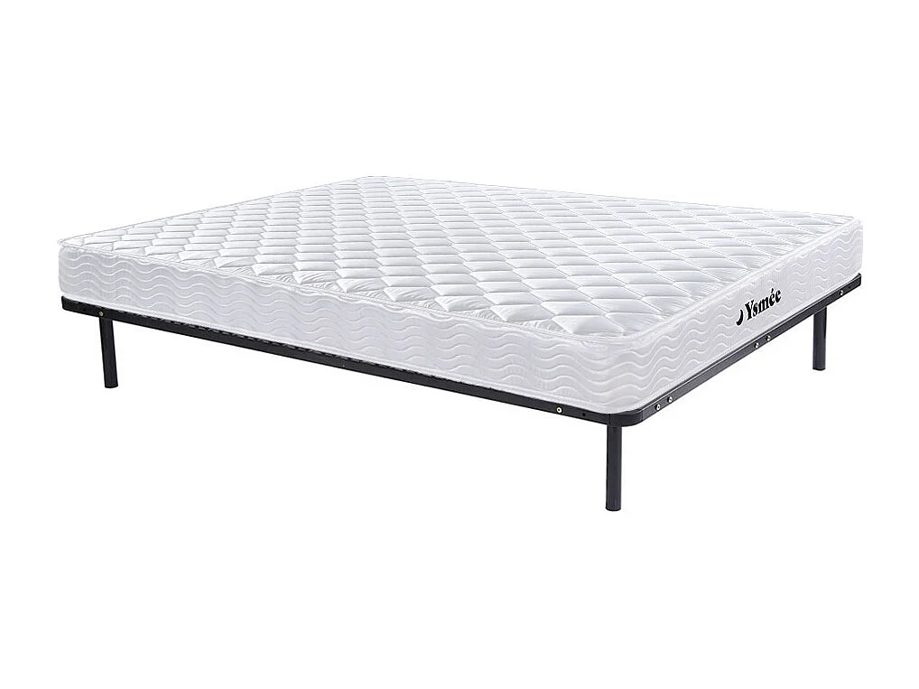 Komplet stelaż z litewkami + materac na sprężynach WOLKENLOS marki YSMÉE – 140 x 190 cm 80671