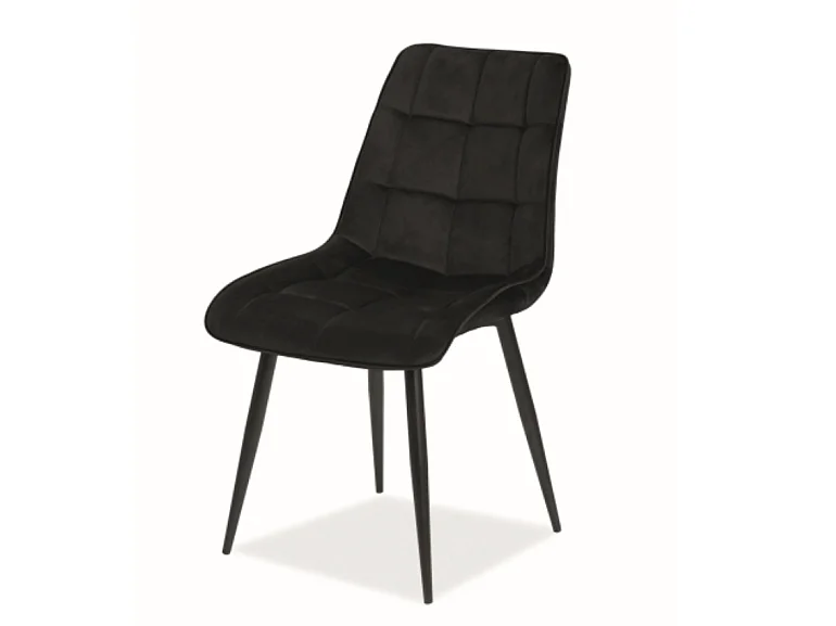 Krzesło CHIC VELVET czarne 2130895 - obrazek 1
