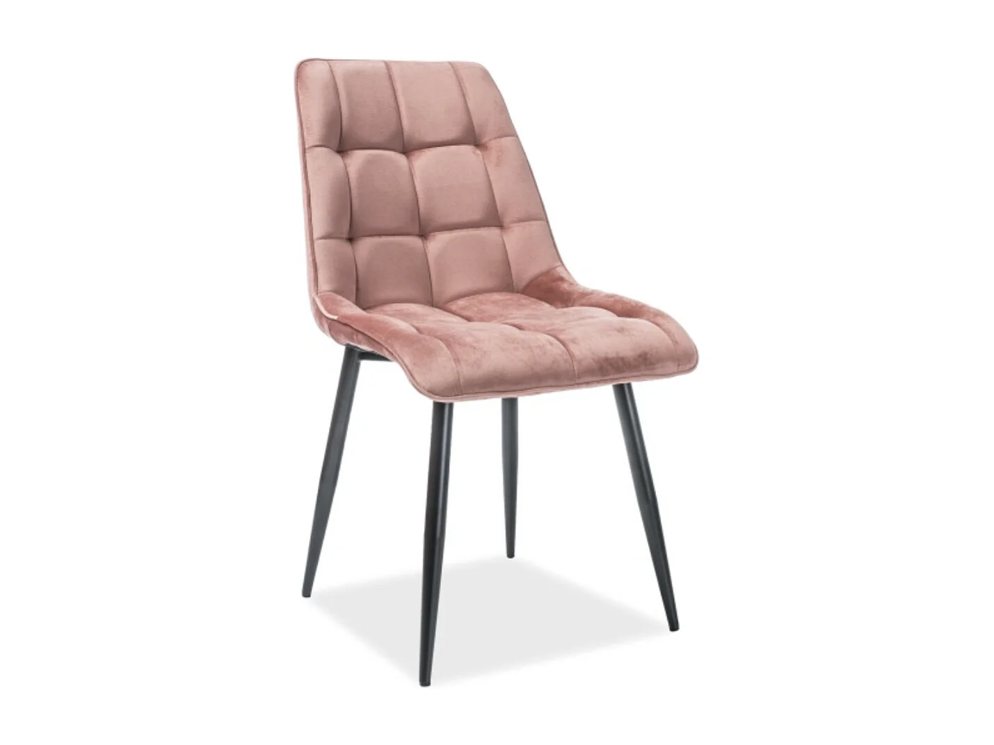 Krzesło CHIC VELVET różowe 2131209 - obrazek 1
