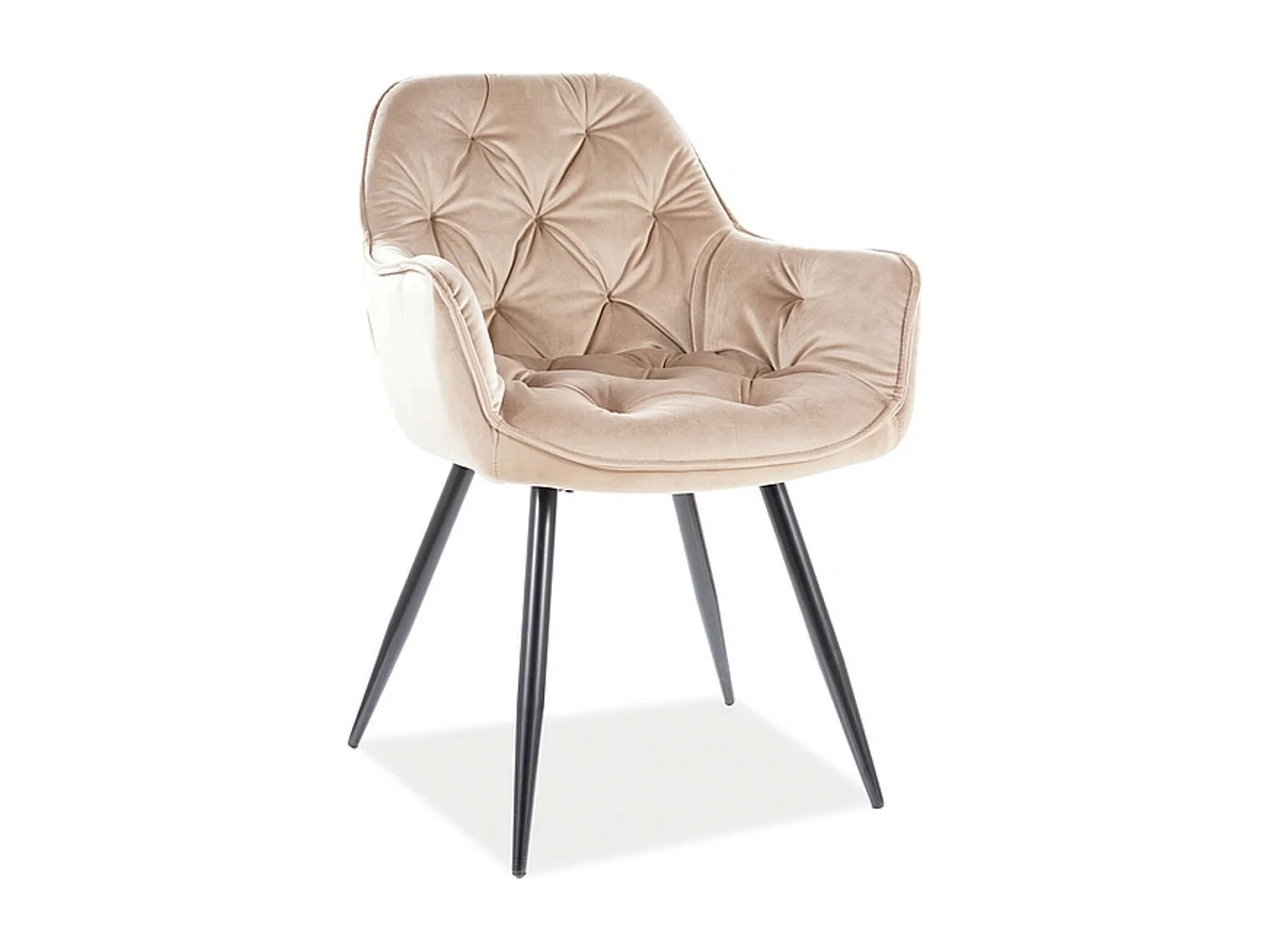 Krzesło CHERRY VELVET beżowe 2131381 - obrazek 1