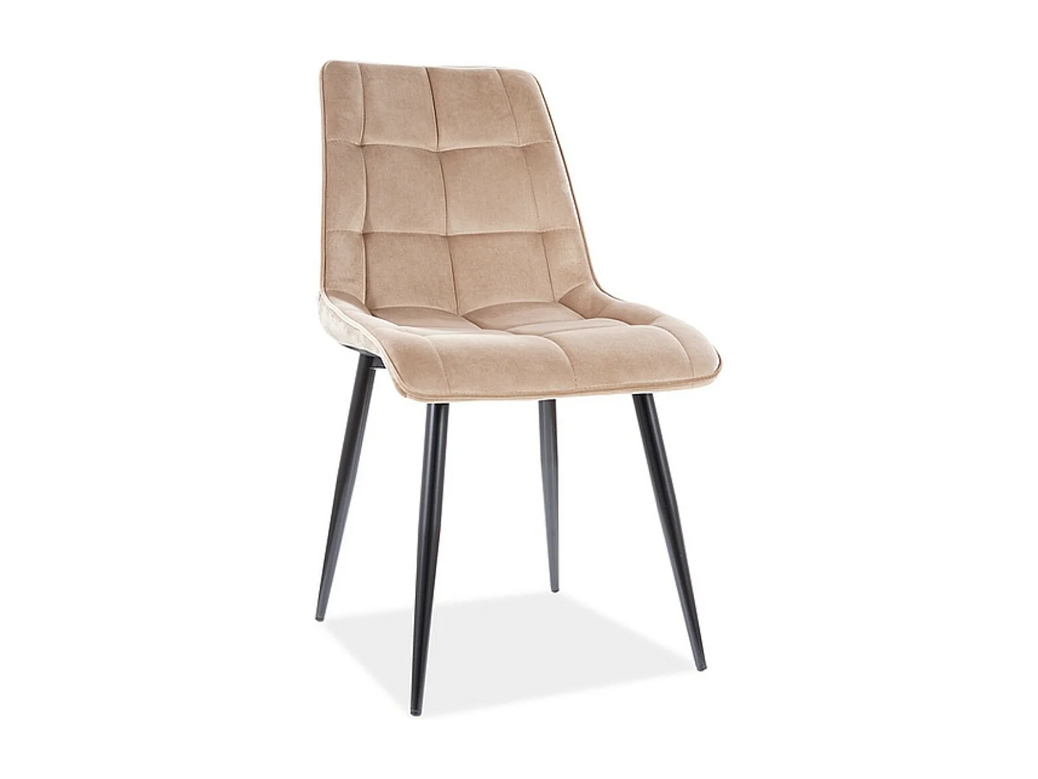 Krzesło CHIC VELVET beżowe 2131133 - obrazek 1