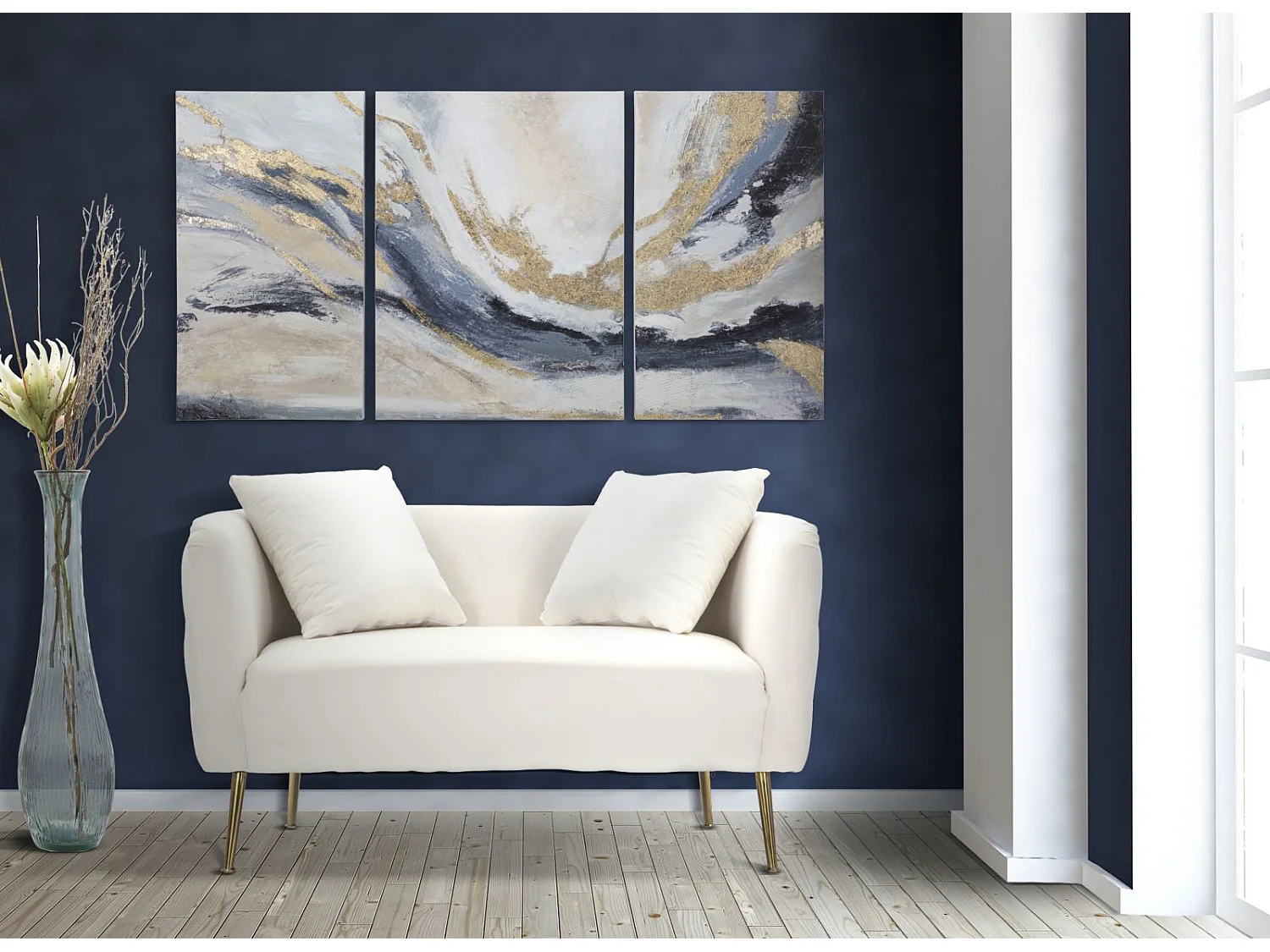 Sofa Bucharest Cream Cm 127X74X73 3696593 - obrazek 1