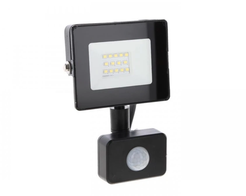 NAŚWIETLACZ LED SMD KASTEL 10W 4000K 800LM IP65 CZARNY CZ. PIR C64‑S‑LFK‑010BL‑4K - obrazek 3