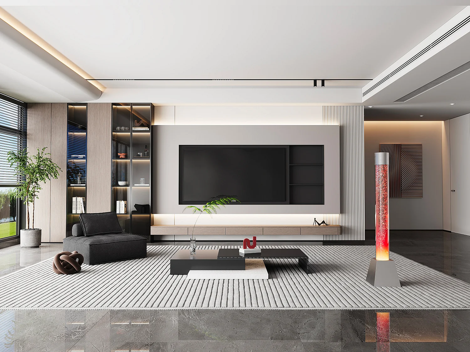 Kolumna wodna WOBY – Diody LED zmieniające kolory – wys. 130 cm 80275