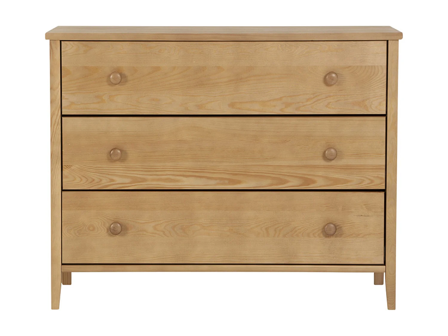 Komoda drewniana 74 x 98 cm Colorado I, 3 szuflady, kolor dębowy 4038315 - obrazek 1