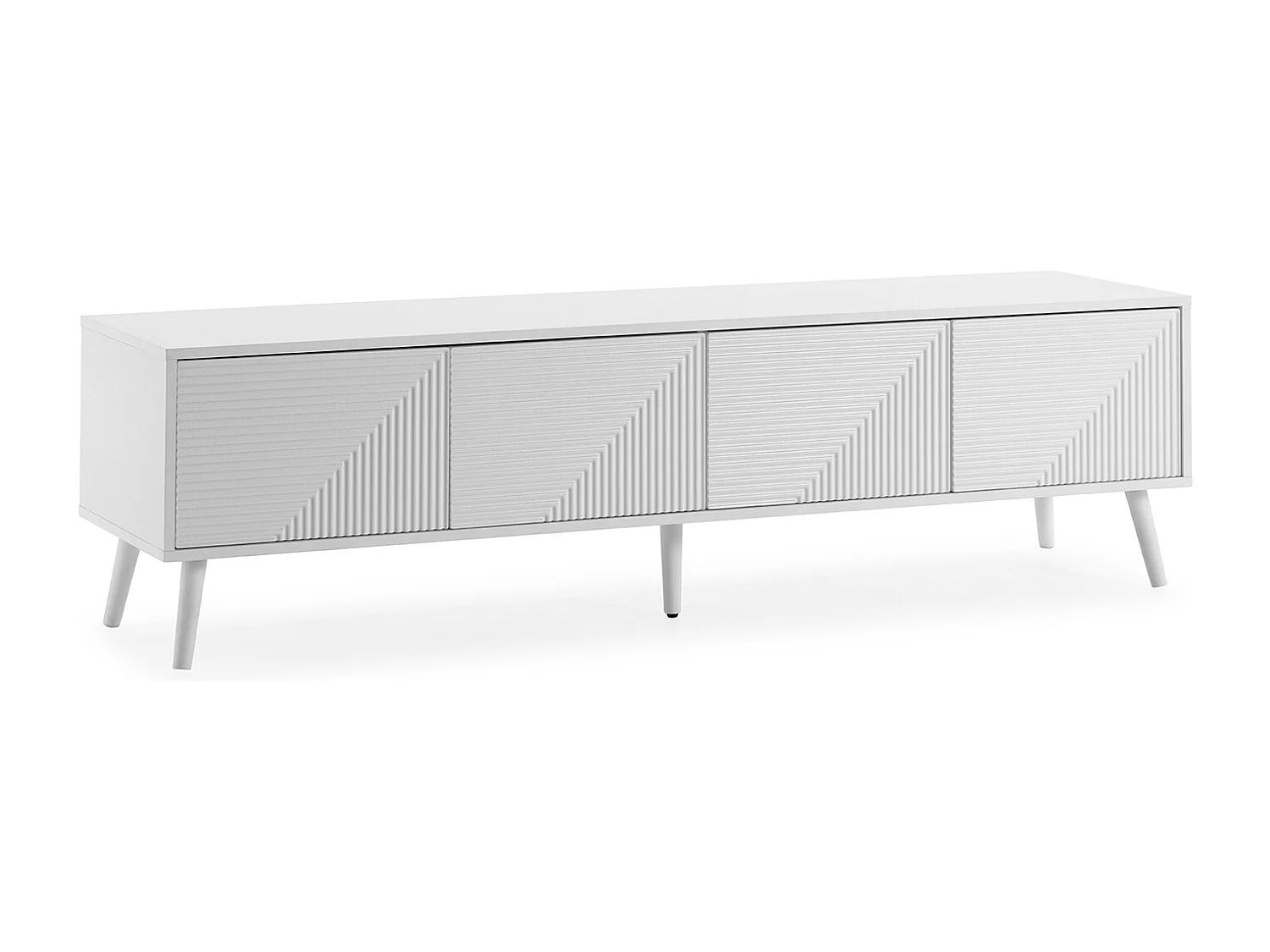 Kolumna RTV Telmo 4-drzwiowa kolor Biały 160 cm 4038713