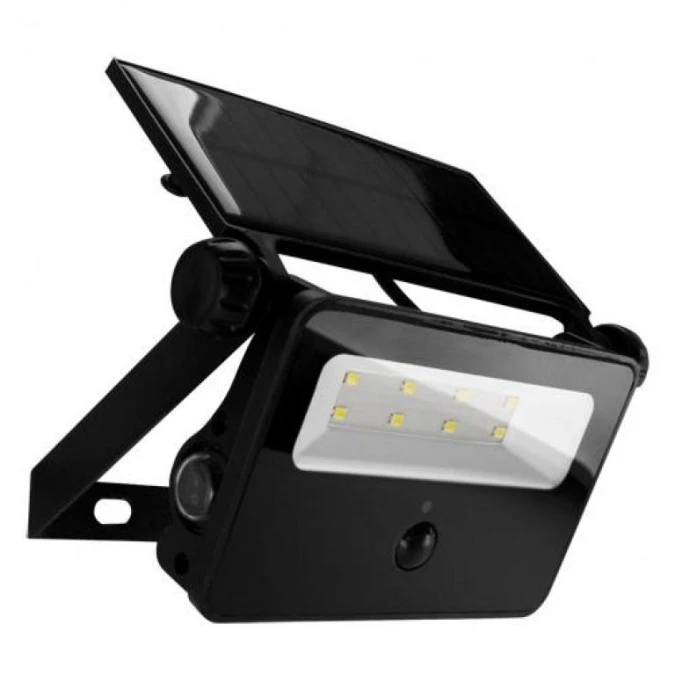 Naświetlacz SANTOR LED solarny 2W CW + czujnik ruchu 04040 STRUHM - obrazek 1