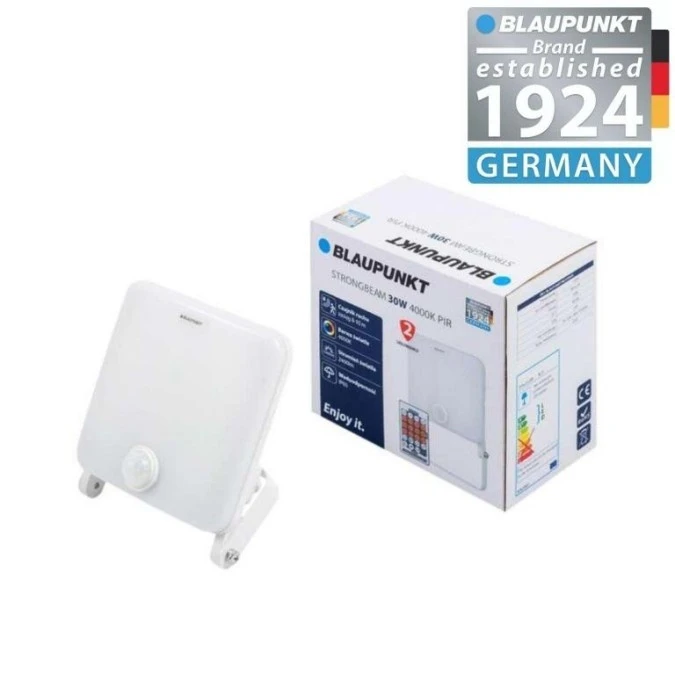 Naświetlacz LED Strongbeam 30W IP65 z czujnikiem ruchu i zmierzchu PIR barwa naturalna, NLS30NW - obrazek 2