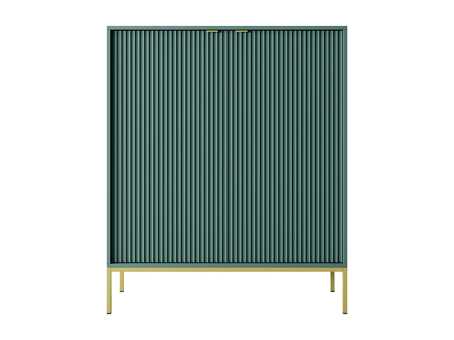 Komoda: 2 drzwi, labrador, złota, 104 x 125 x 39 cm, złote uchwyty 4065935