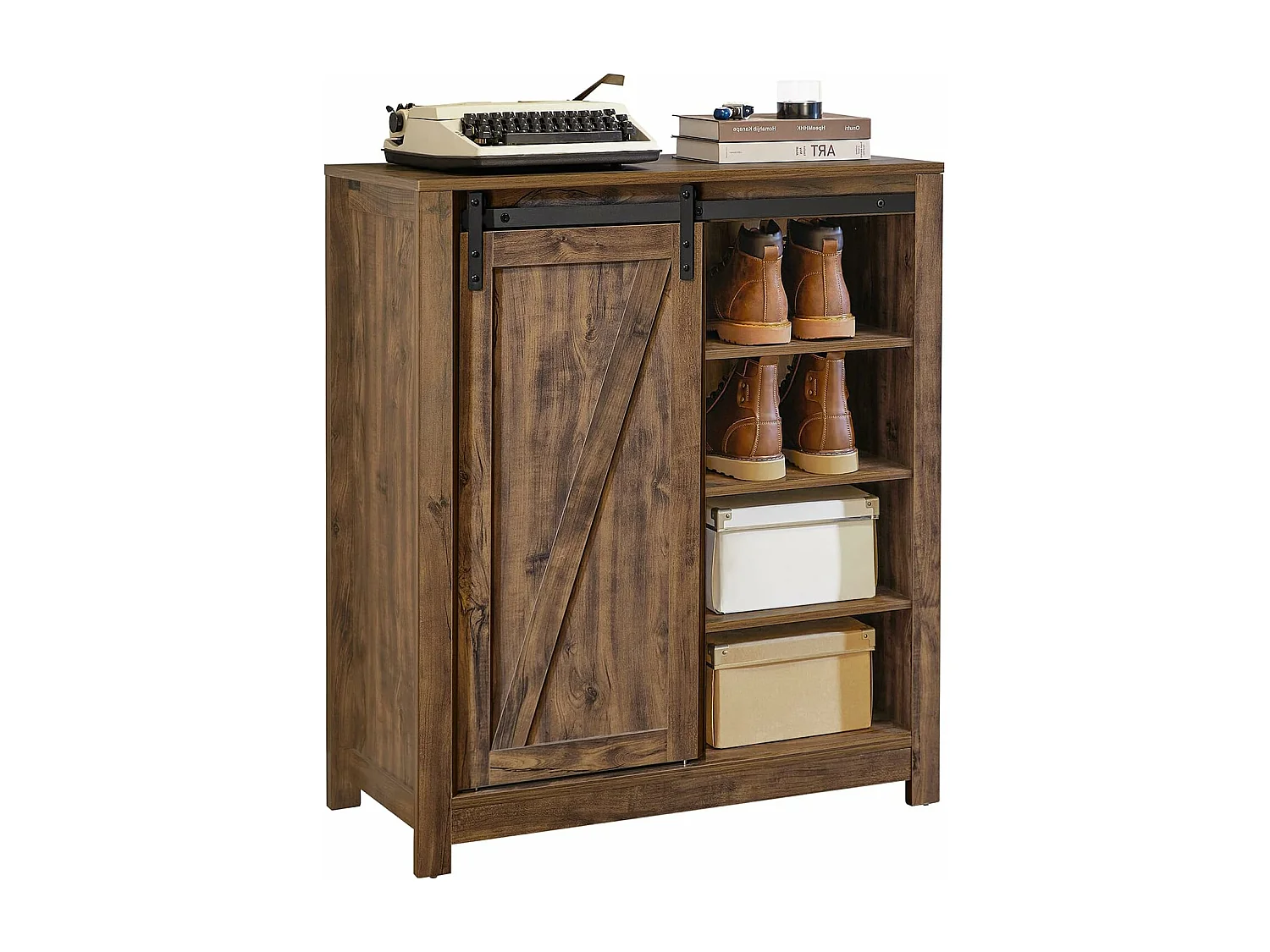 SoBuy Wyspa kuchenna z dwiema szufladami Jasnoszary 107x45.5x94cm FKW108-HG 1244269 - obrazek 1
