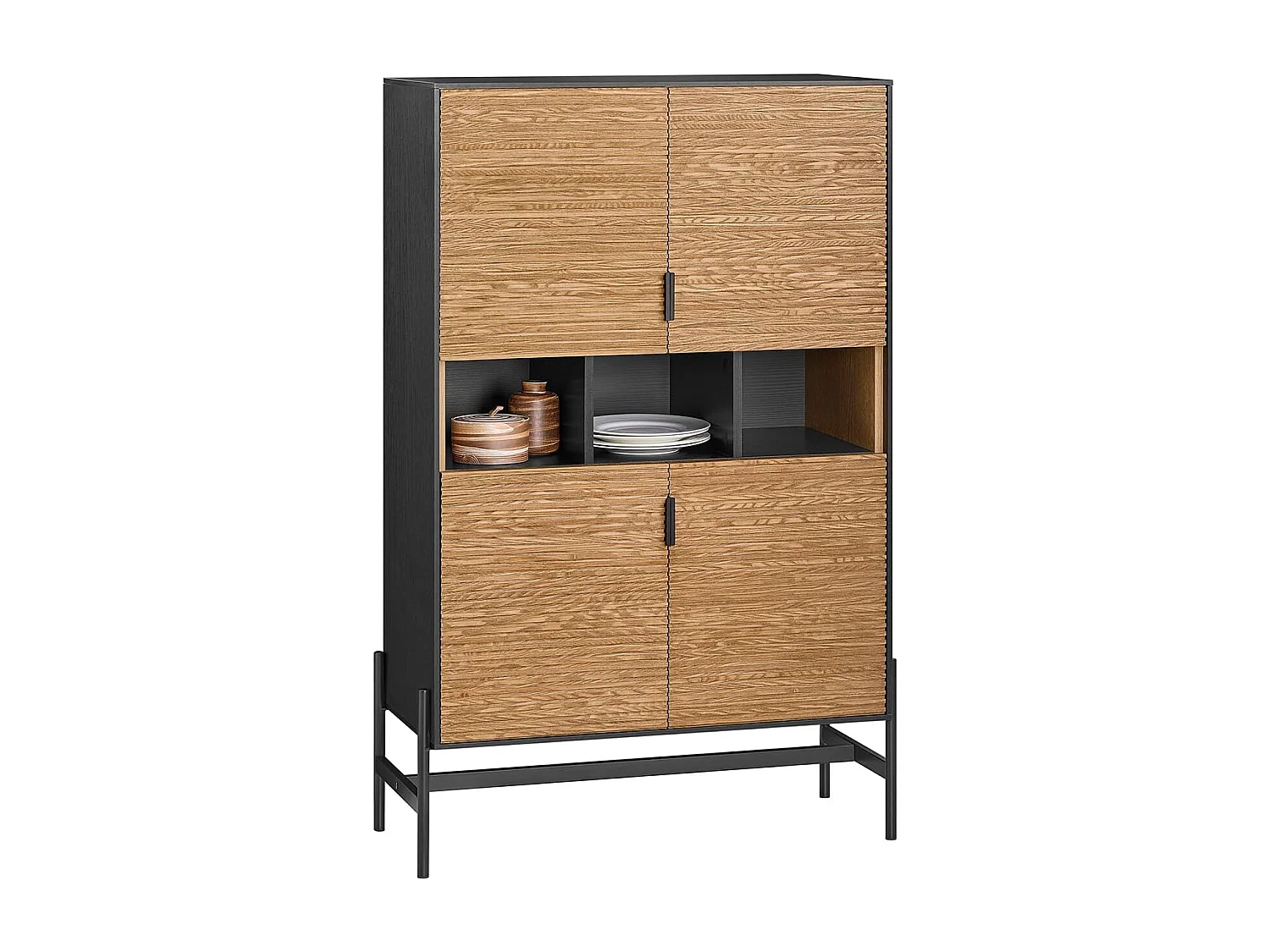 SoBuy Regał dziecięcy z trzema półkami Zielony 64x12x120cm KMB93-GR 3295923 - obrazek 1
