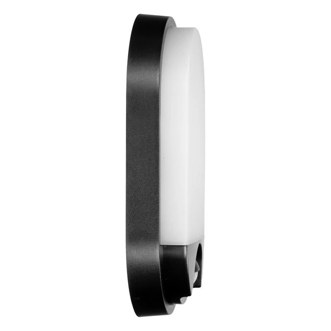 NEFRYT LED 15W, oprawa ogrodowa z czujnikiem ruchu, 1100lm, IP54, 4000K, czarna,AD‑OP‑6147BLPMR4 - obrazek 3