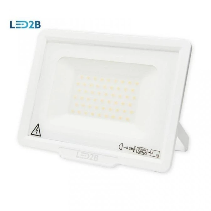 Naświetlacz oprawa led MH 50W czarny 6000K zimna biała 4000lm - obrazek 3