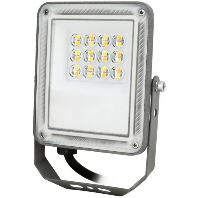 Naświetlacz LED PRAJNA 10W 900lm 3000‑4000‑6500K IP65 szary KAFLER - obrazek 1