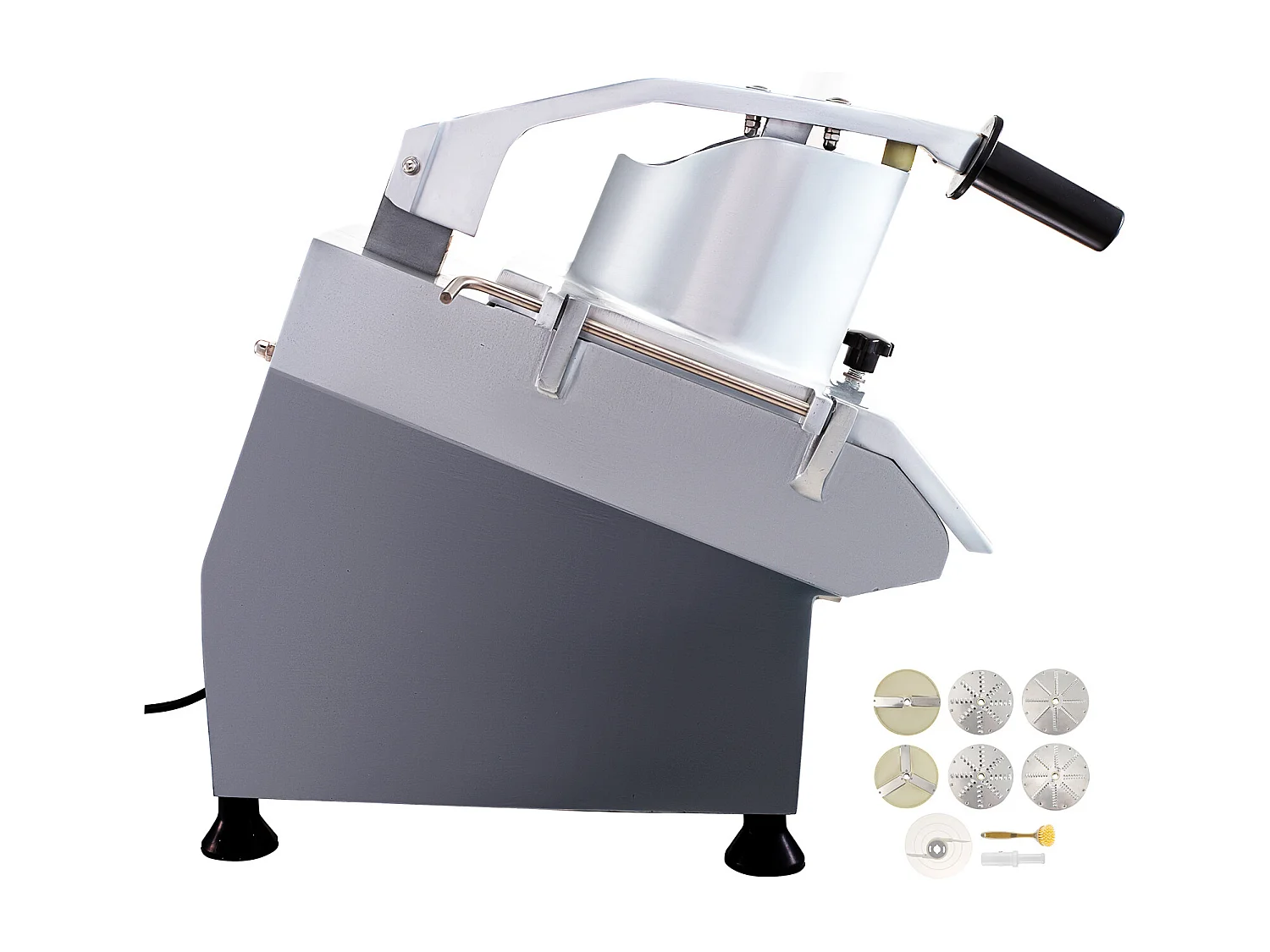 Komercyjny Szklarniowy Krojownik SucceBuy, 6 Dysków Tnących, Robot Kuchenny 4283337