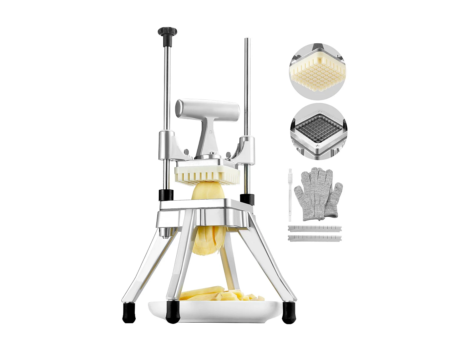 Komercyjny Krajalnica do Frytek i Warzyw SucceBuy 0,95 cm, Krajalnica do Owoców i Pomidorów Food Shaper 4286010
