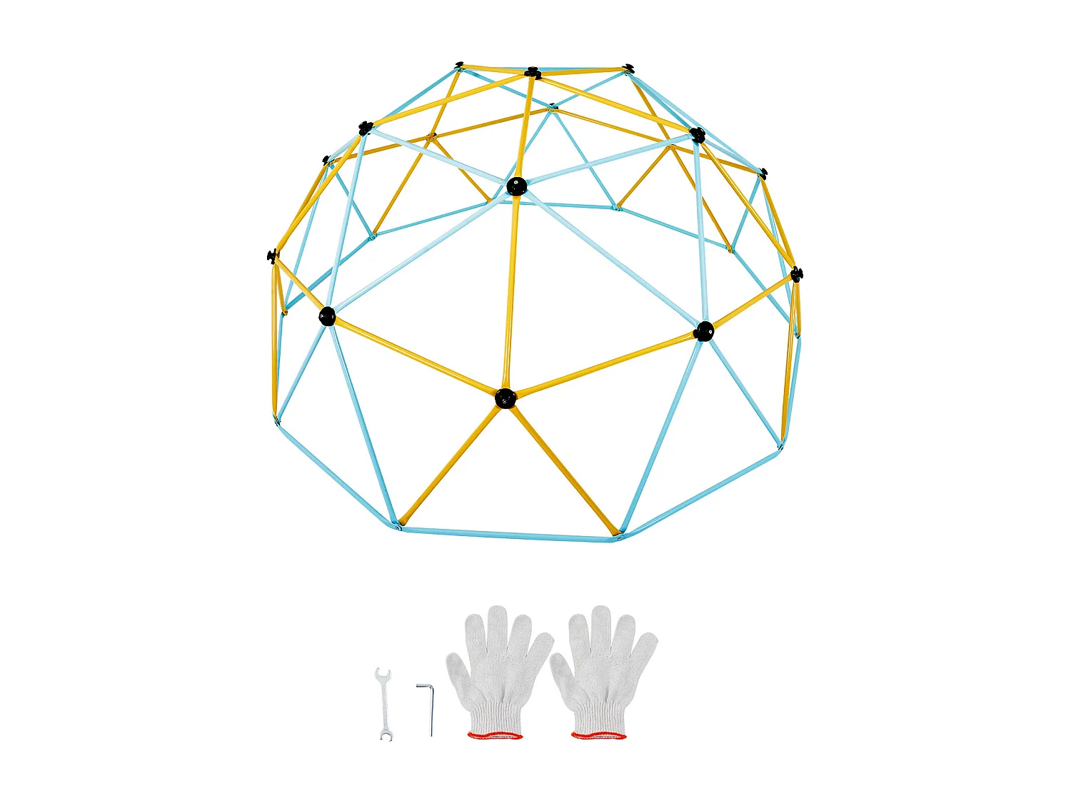 Kopuła do Wspinaczki SucceBuy, 366 cm, Kopuła do Wspinaczki Geometrycznej, Sala Zabaw dla Dzieci w Wieku od 3 do 10 Lat 4299365 - obrazek 1
