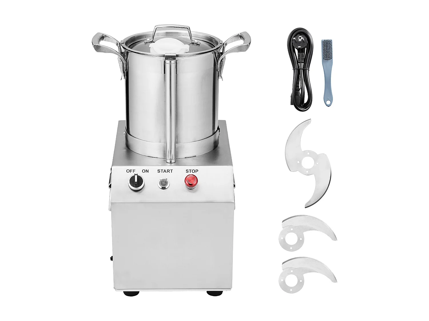 Krajalnica do Warzyw SucceBuy Robot Kuchenny i Siekacz 4 L - 550 W - Wysoka Wydajność 4306105 - obrazek 1