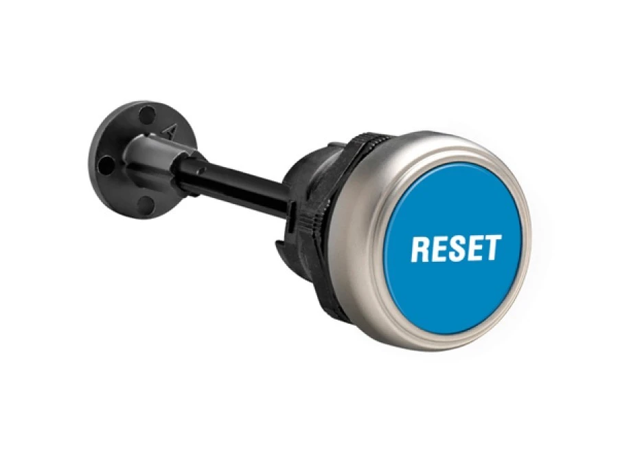 Napęd przycisku przedłużany niebieski /RESET/ z samopowrotem LPCR1196 - obrazek 3