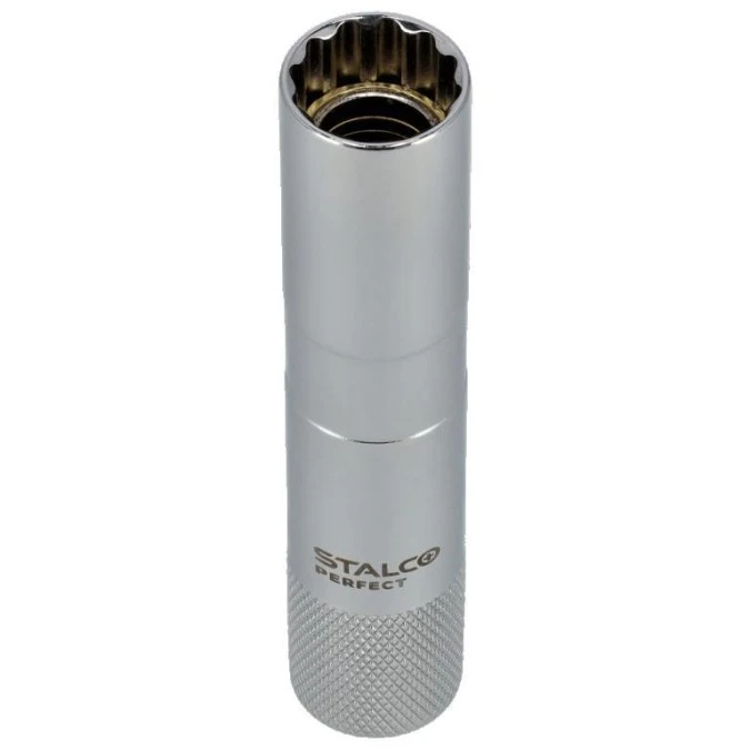 Nasadka do świec dwunastokątna magnetyczna 3/8” 14mm CrV STALCO PERFECT S‑85565 - obrazek 1