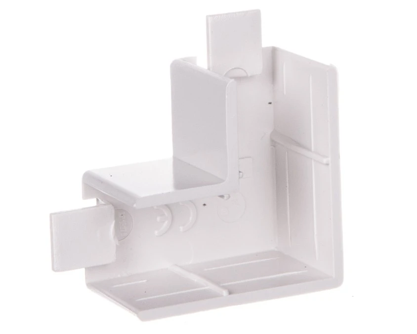 Narożnik do kanałów kablowych płaskiAP 15x17 biały /2szt/ ECAP1517B - obrazek 2