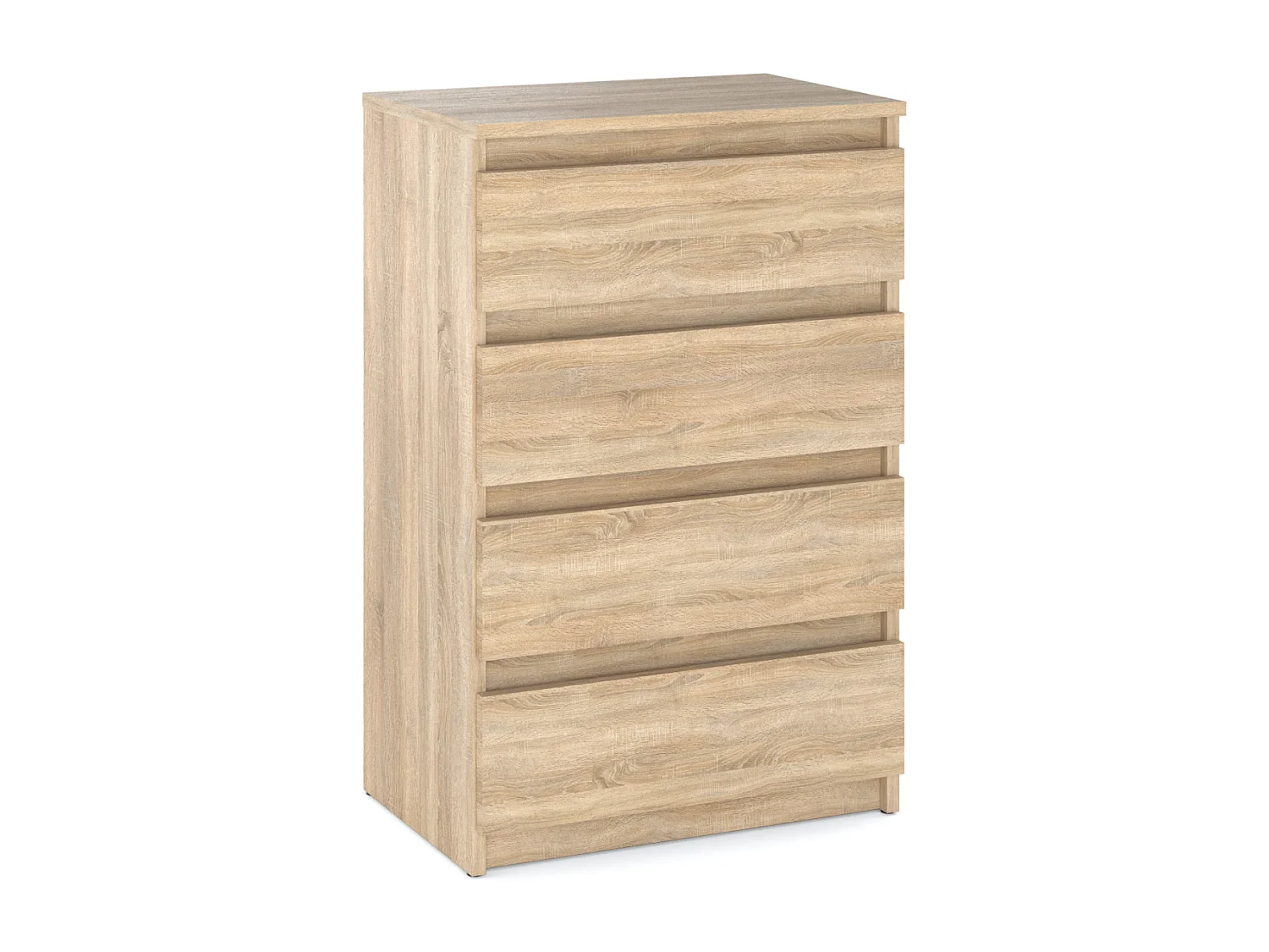 Komoda z 4 szufladami 60cm Szafka Dąb Sonoma Meble Do Salonu Sypialni 4697112 - obrazek 1