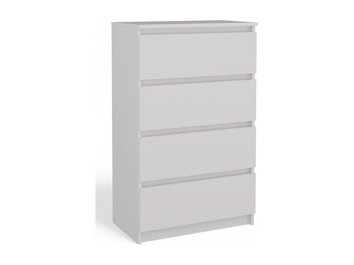 Komoda Malwa M4 | Biała | 70x40x97 cm | Nowoczesna 4 Szuflady 4031904 - obrazek 1