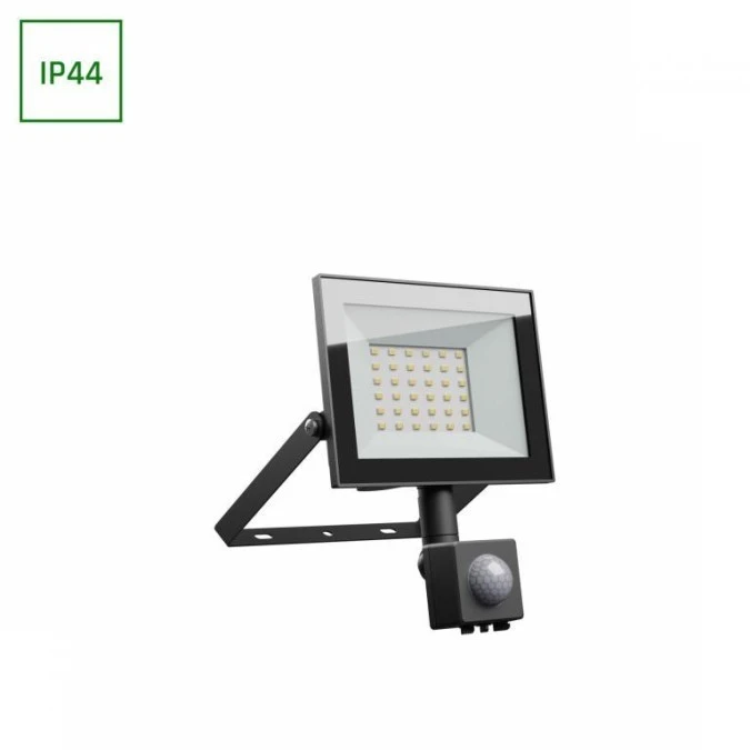 Naświetlacz LED z czujnikiem PIR NOCTIS LUX 4 30W 2500lm 6000K IP44 czarny - obrazek 1