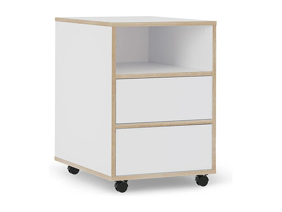 Kontener na rolki biały 42x55x60.5 tetrix 4784385