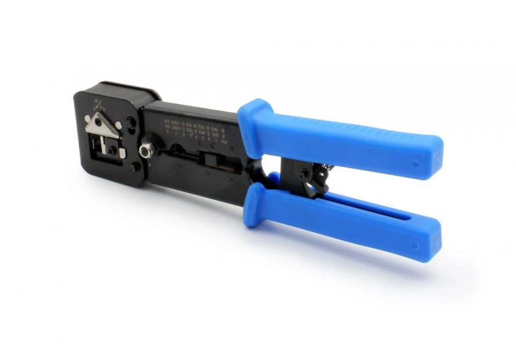 Narzędzie do terminacji wtyków przelotowych RJ45 (8P8C) kat.5e / kat.6 RJ12 (6P6C) RJ11 (6P4C) X‑ML‑EZ8‑TOOL - obrazek 3