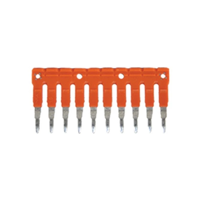Mostek grzebieniowy OPK 10mm2 czerwony 10 polowy, T0‑1953‑1060134 - obrazek 1