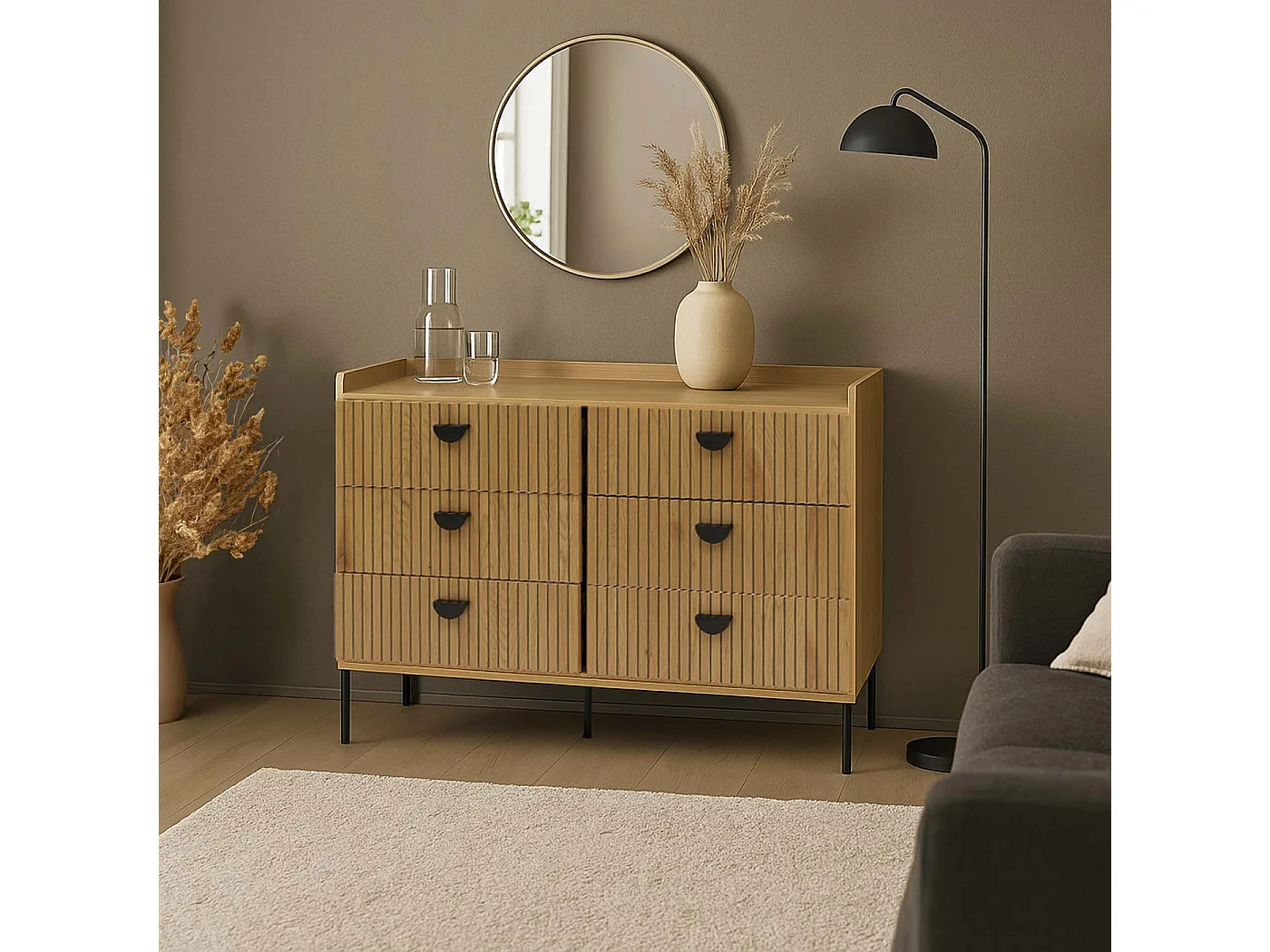 Komoda MCW-O39, naturalny 4283593 - obrazek 1