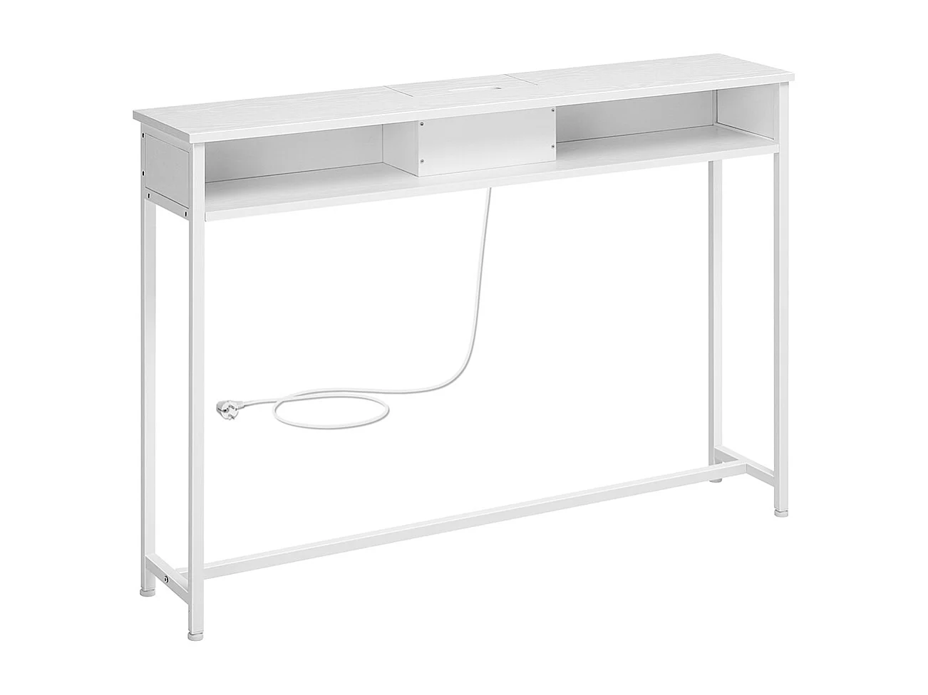 Konsolowy stolik 25x120x81 cm biały 4817165 - obrazek 1