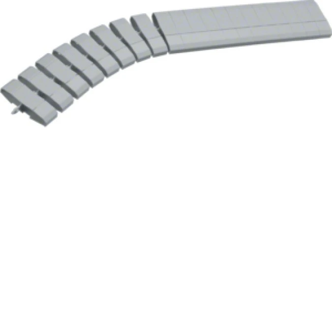 Netway Otoczka elastyczna kabli płaska 20x83mm, max 1m, jasnoszara FK17035