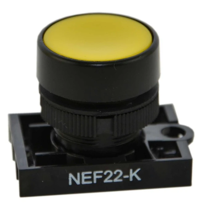Napęd przycisku NEF22‑K G fi22 żółty W0‑N‑NEF22‑K G - obrazek 2