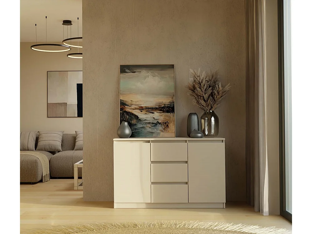 Komoda Malwa 2D3S | Kaszmir | 120x40x75 cm | Do Salonu 4450523 - obrazek 1