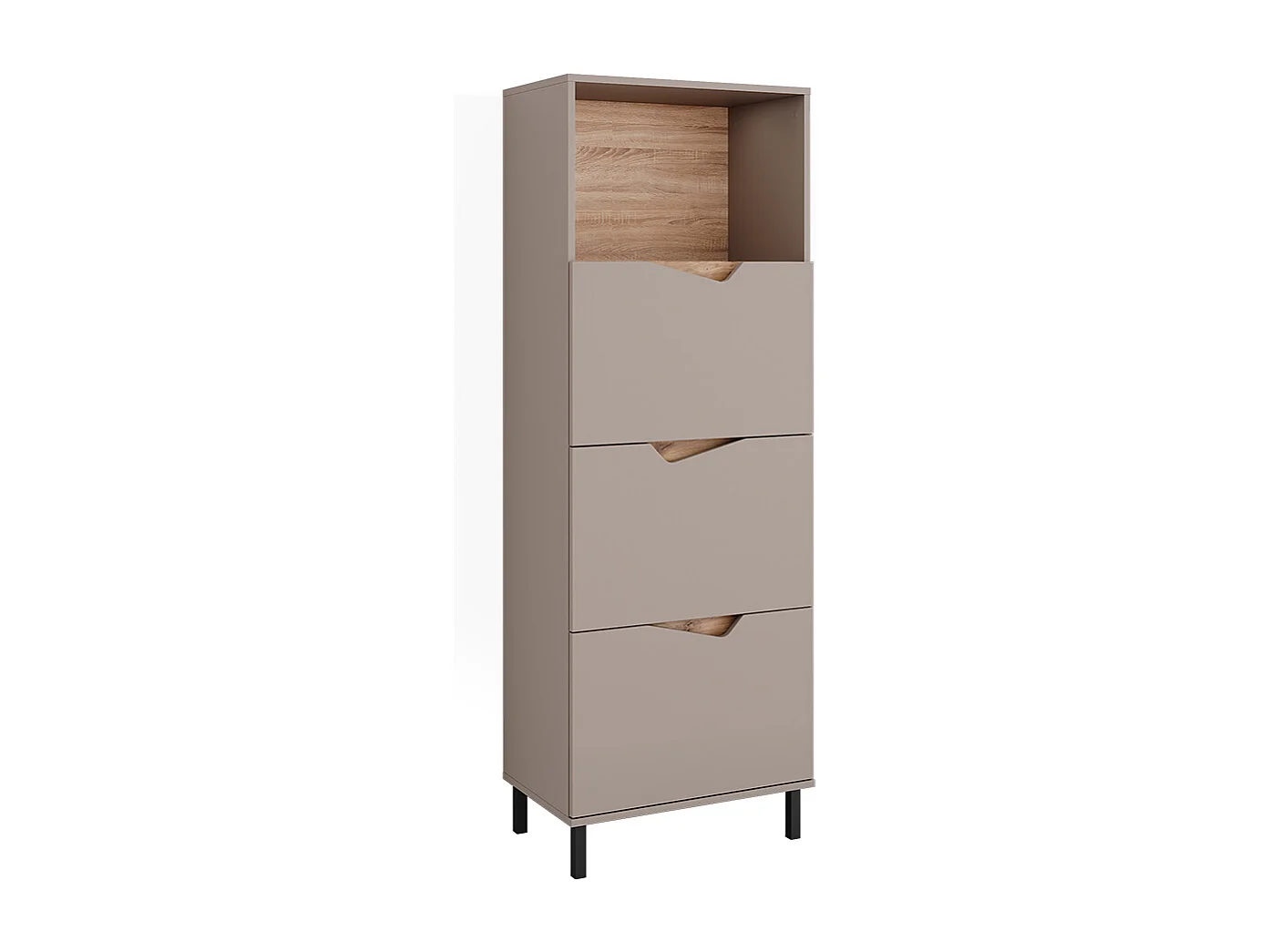 Kredens szary 60x38x169.5 marelle 4874439 - obrazek 1