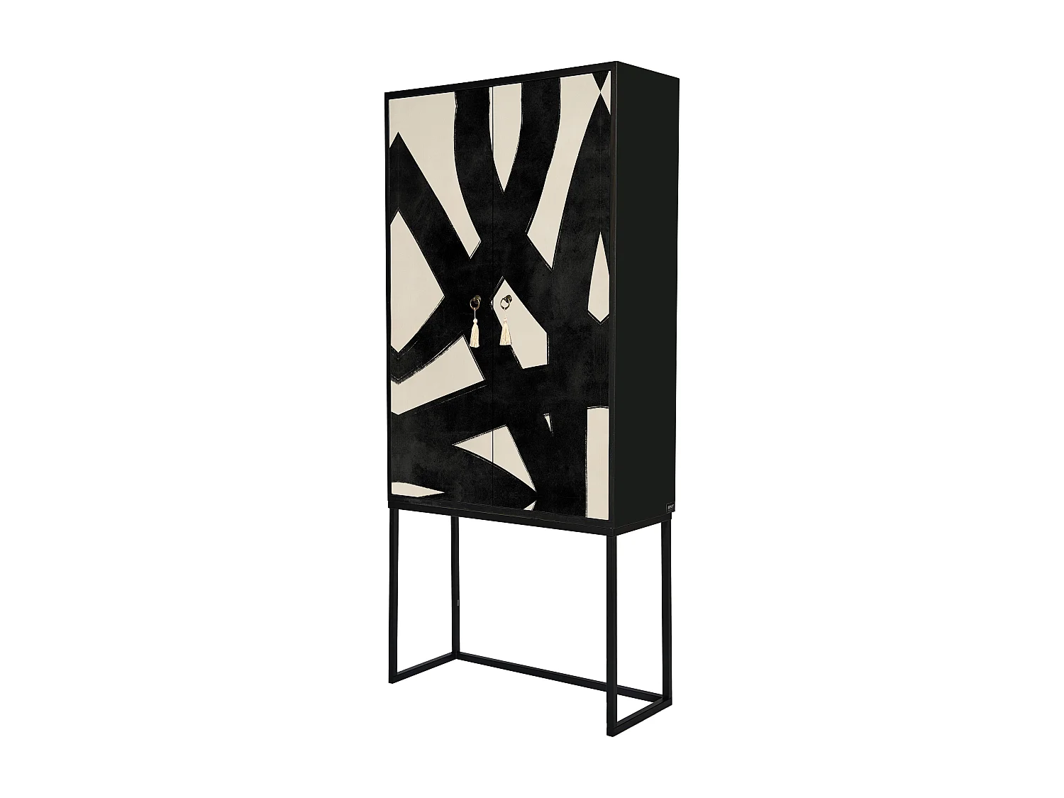 Komoda z 2 drzwiami z nadrukowanego MDF 4895397 - obrazek 1