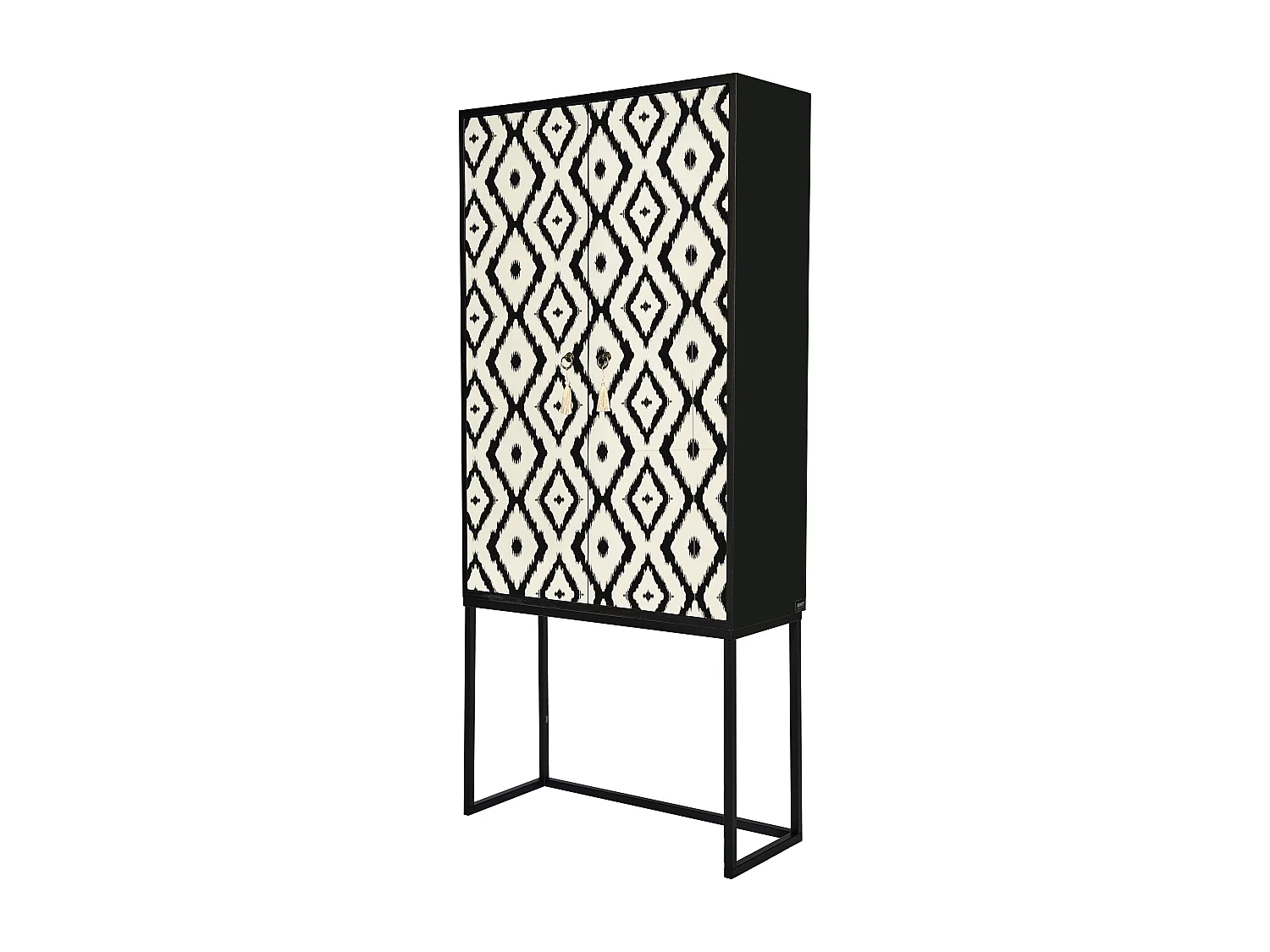 Komoda z 2 drzwiami z nadrukowanego MDF 4895406 - obrazek 1